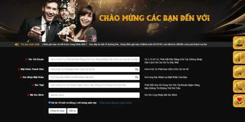 Hoàn tất đăng ký 77BET